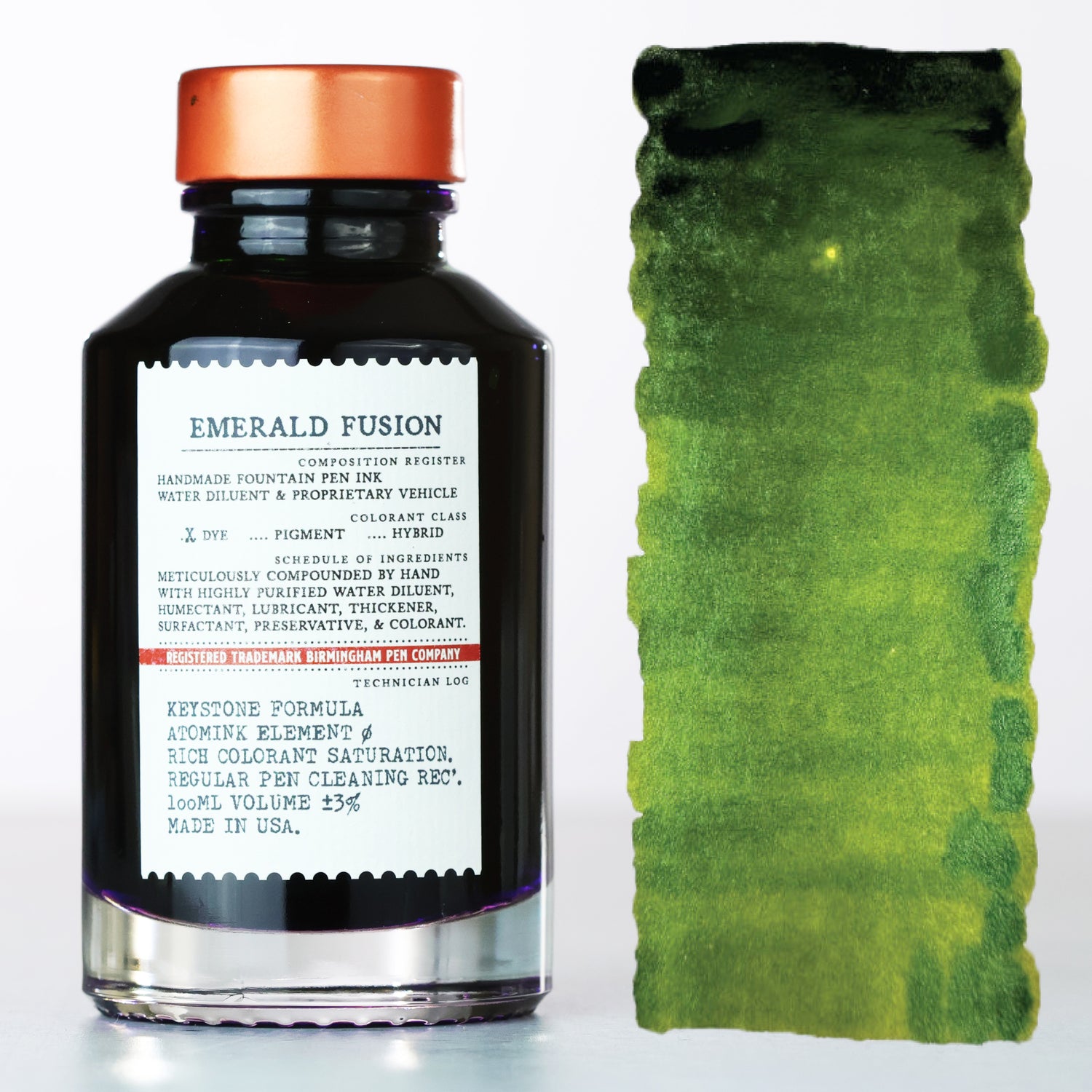 Emerald Fusion Fountain Pen Ink – Birmingham Pen Company