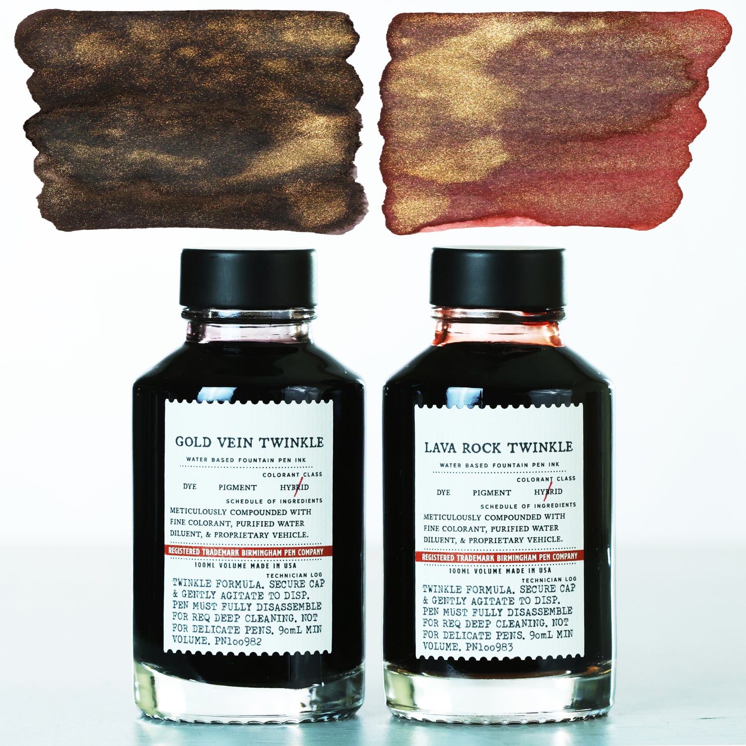 Gold Vein Twinkle Pair