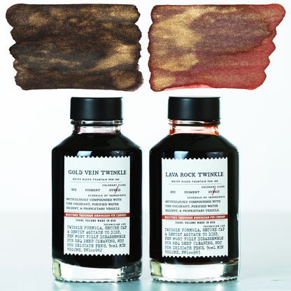 Gold Vein Twinkle Pair