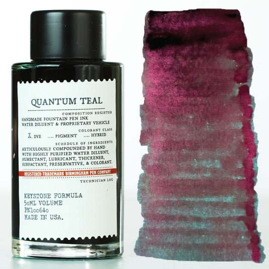 Quantum Teal Fountain Pen Ink – Birmingham Pen Company