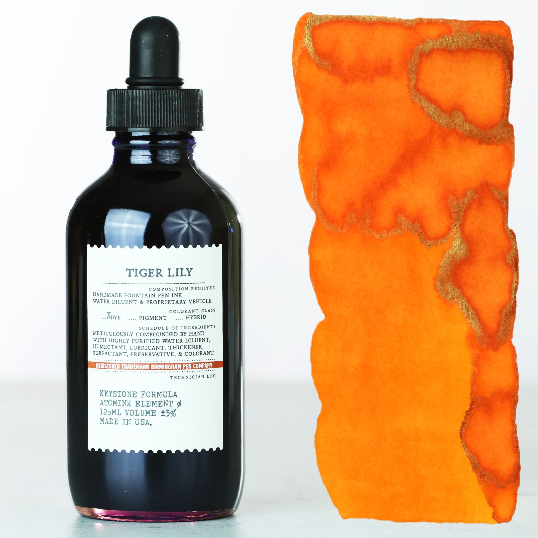 Tiger Pen Ink Tiger Lily Fountain Pen Ink – Birmingham Pen Company