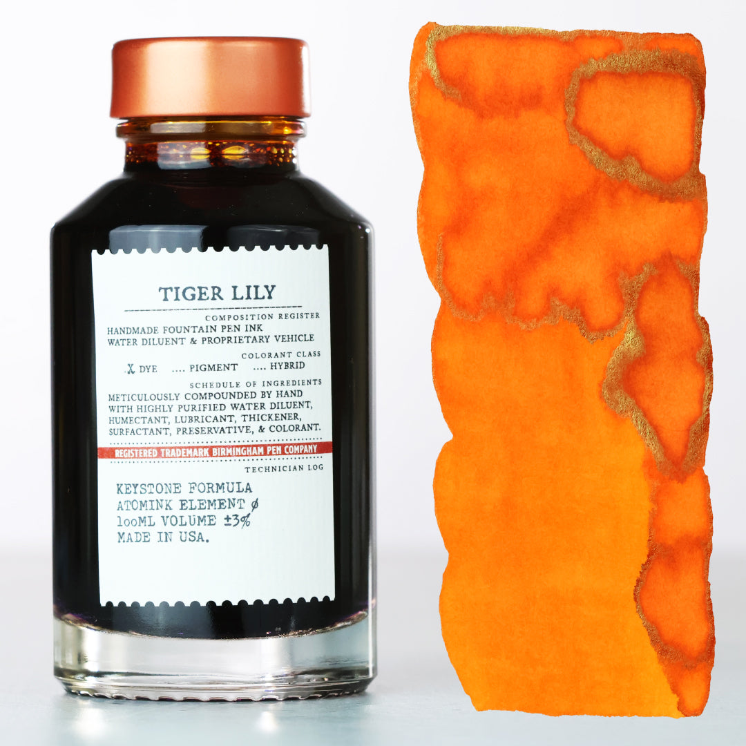 Tiger Lily Fountain Pen Ink – Birmingham Pen Company