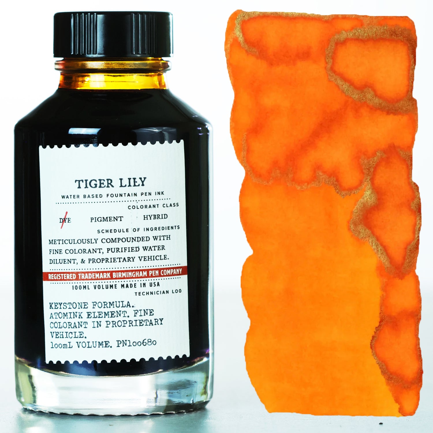 tiger lily water Tiger Lily Fountain Pen Ink – Birmingham Pen Company